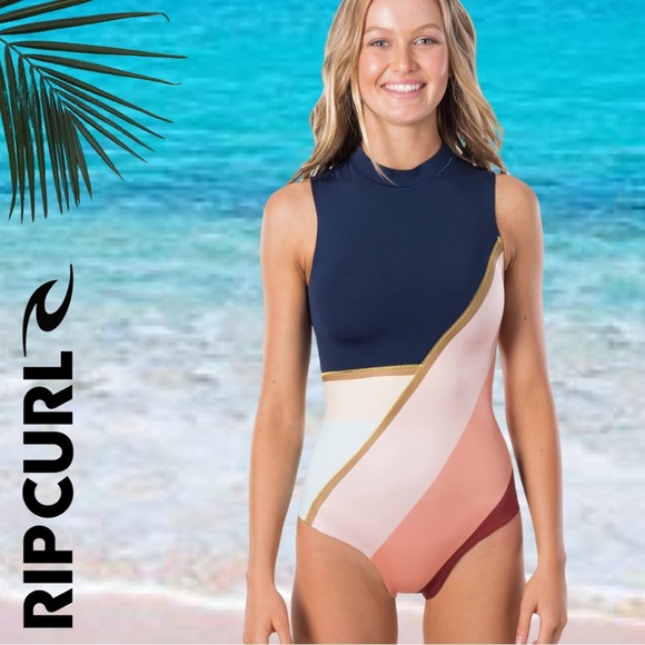 RIP Curl  1mm Women's Rip Curl G-BOMB Sleeveless Springsuit Wetsuit Size 8 - Picture 1 of 9